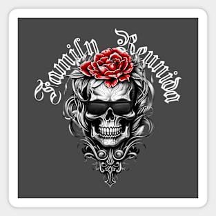 Día de Muertos Skull Chicano Magnet